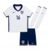 Camisa de time de futebol Inglaterra Conor Gallagher #16 Replicas 1º Equipamento Infantil Europeu 2024 Manga Curta (+ Calças curtas)